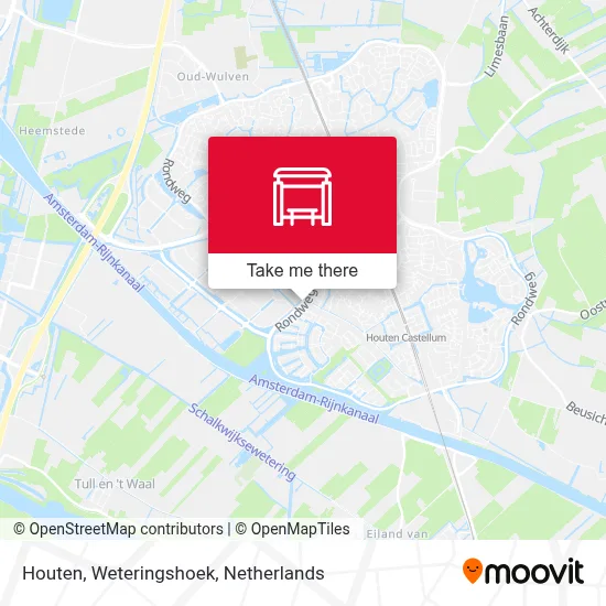 Houten, Weteringshoek map