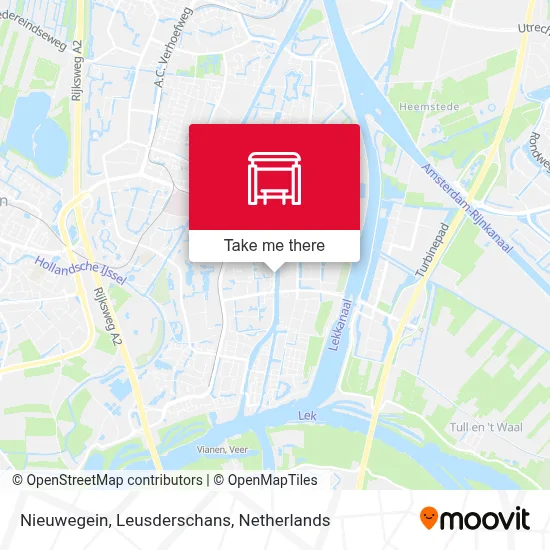 Nieuwegein, Leusderschans map