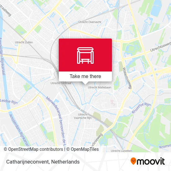 Catharijneconvent map