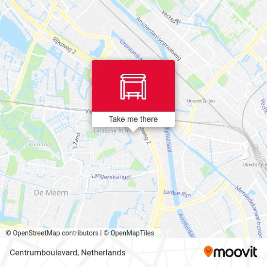 Centrumboulevard map
