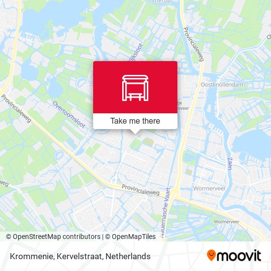 Krommenie, Kervelstraat map