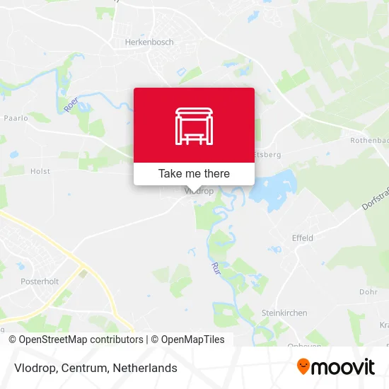 Vlodrop, Centrum map