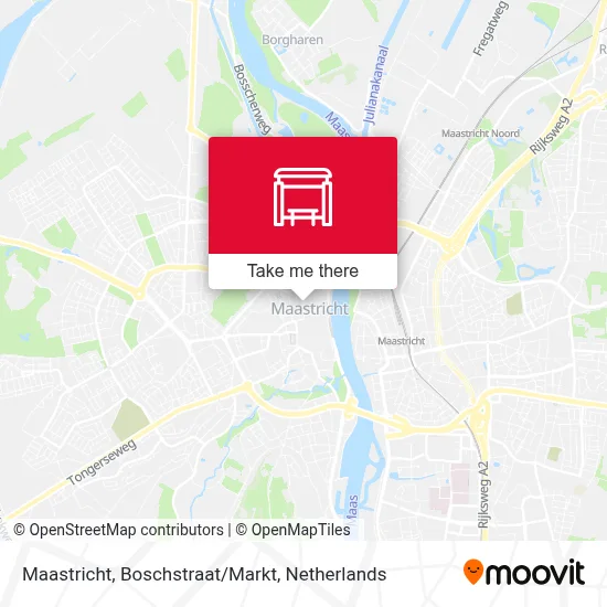 Maastricht, Boschstraat/Markt map