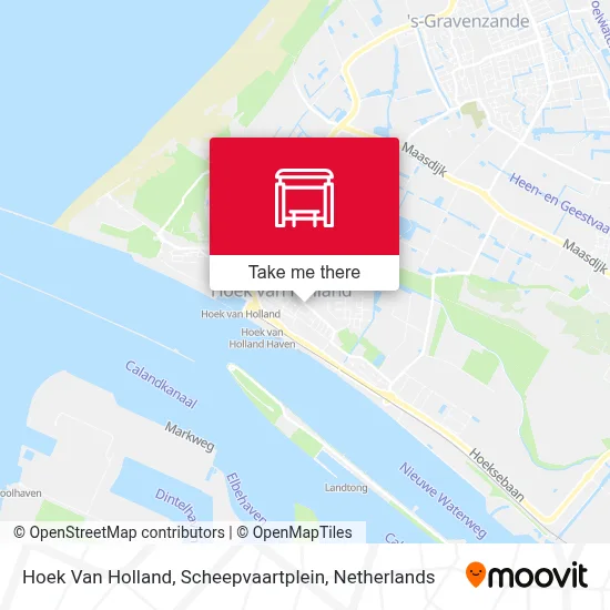 Hoek Van Holland, Scheepvaartplein map