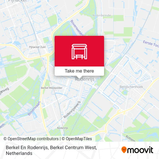 Berkel En Rodenrijs, Berkel Centrum West map