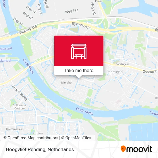 Hoogvliet Pending map