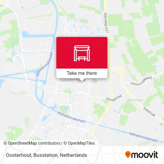 Oosterhout, Busstation map
