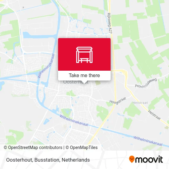 Oosterhout, Busstation map