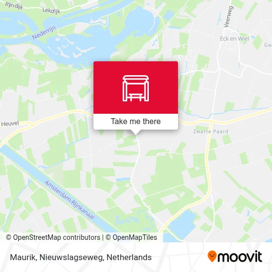 Maurik, Nieuwslagseweg map