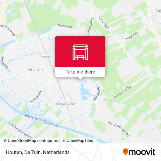 Houten, De Tuin map