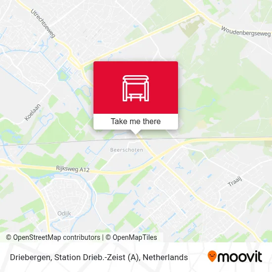Driebergen, Station Drieb.-Zeist (A) map