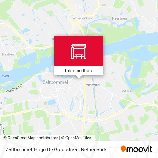 Zaltbommel, Hugo De Grootstraat map