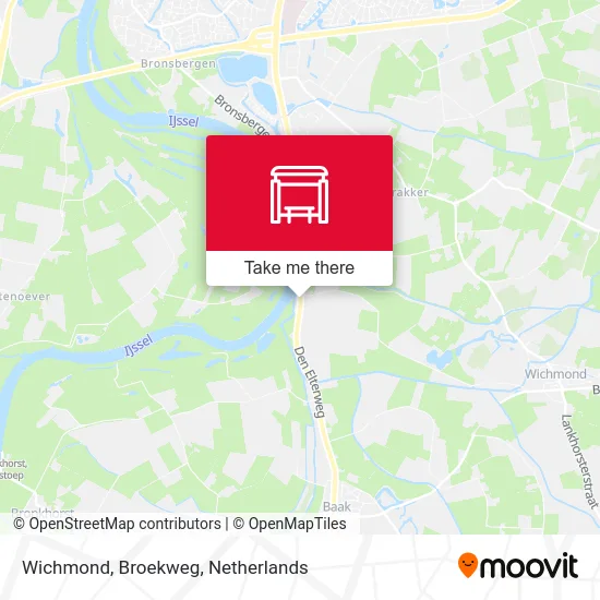 Wichmond, Broekweg map