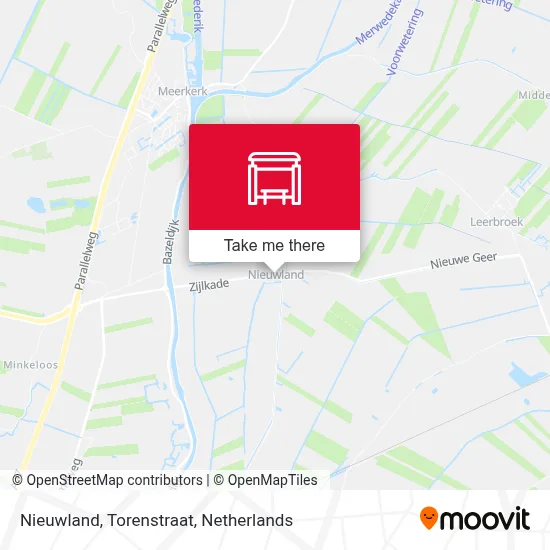 Nieuwland, Torenstraat map