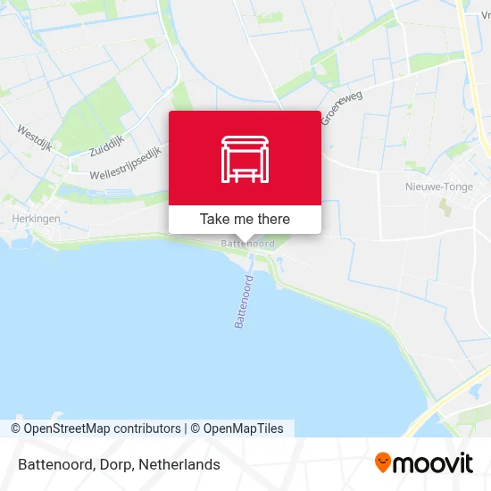 Battenoord, Dorp map