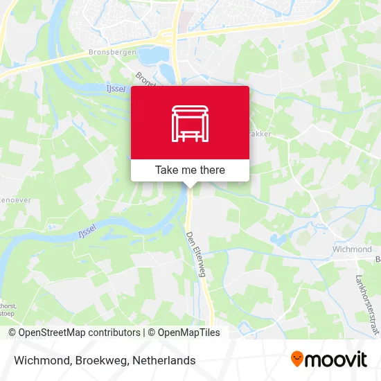 Wichmond, Broekweg map