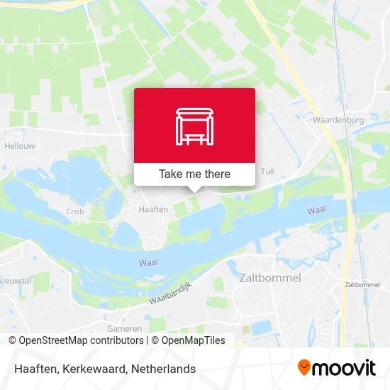 Haaften, Kerkewaard map