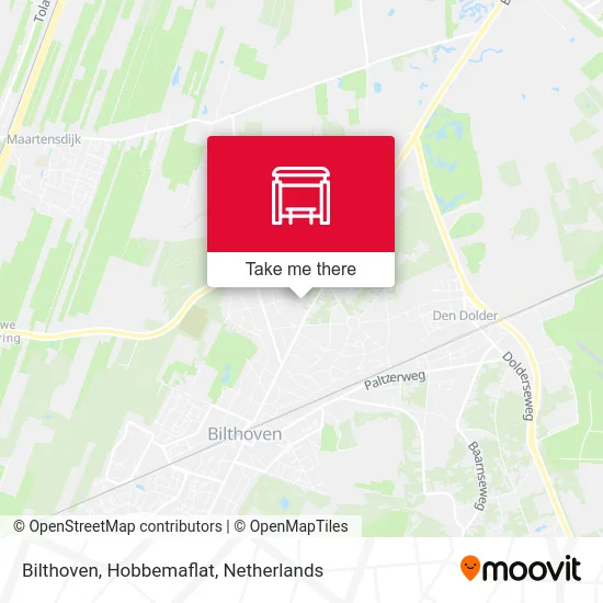Bilthoven, Hobbemaflat map
