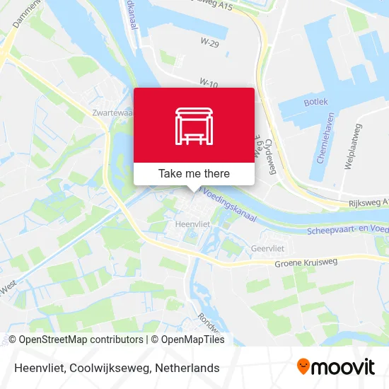 Heenvliet, Coolwijkseweg map