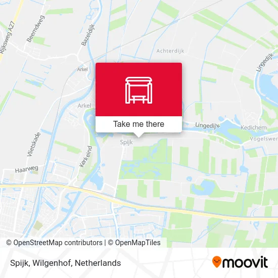 Spijk, Wilgenhof map