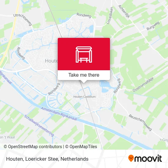 Houten, Loericker Stee map
