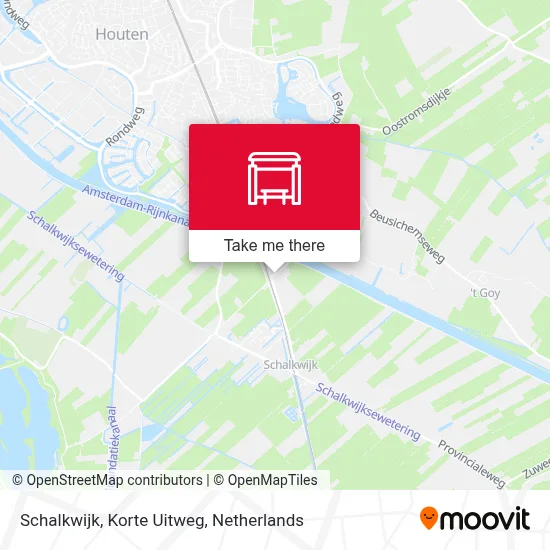 Schalkwijk, Korte Uitweg map
