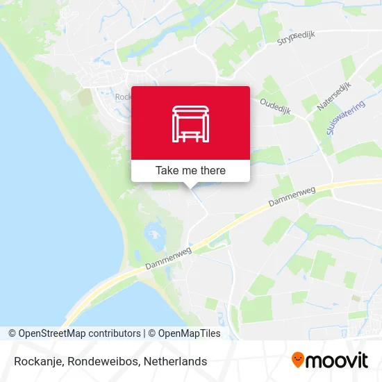Rockanje, Rondeweibos map