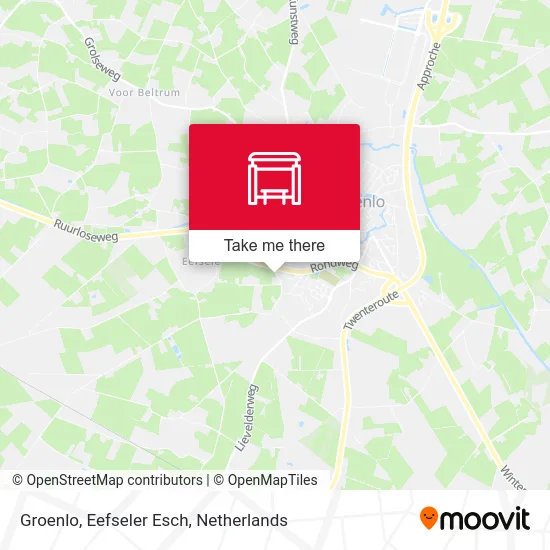 Groenlo, Eefseler Esch map