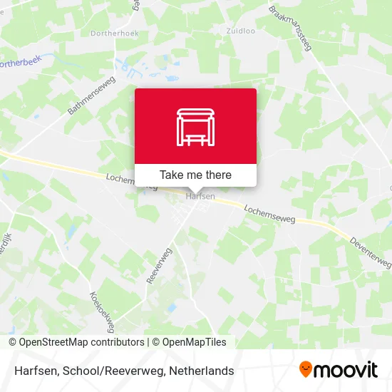 Harfsen, School/Reeverweg map