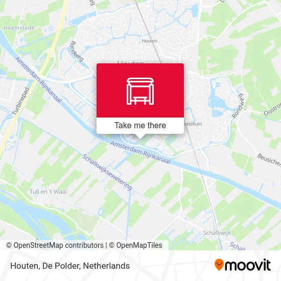 Houten, De Polder map