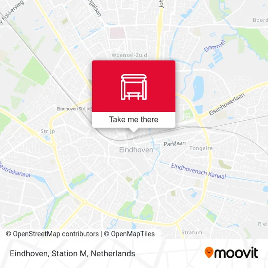Eindhoven, Station M map