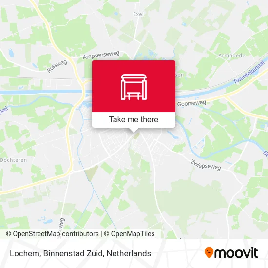Lochem, Binnenstad Zuid map