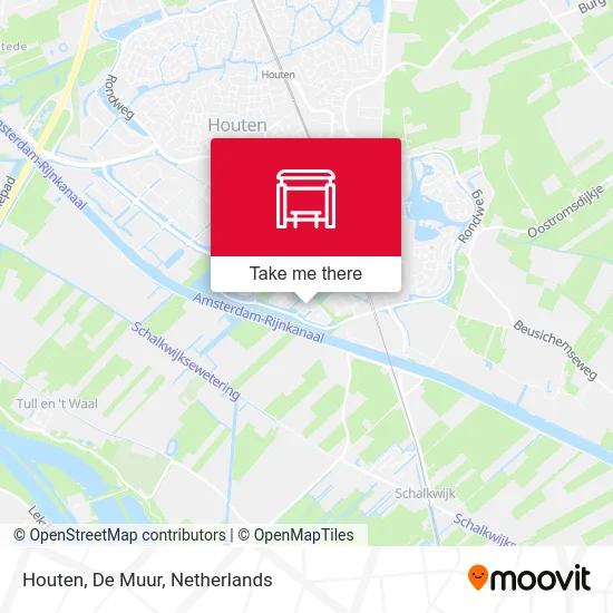 Houten, De Muur map