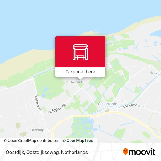 Oostdijk, Oostdijkseweg map