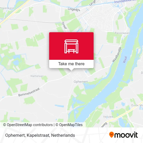 Ophemert, Kapelstraat map