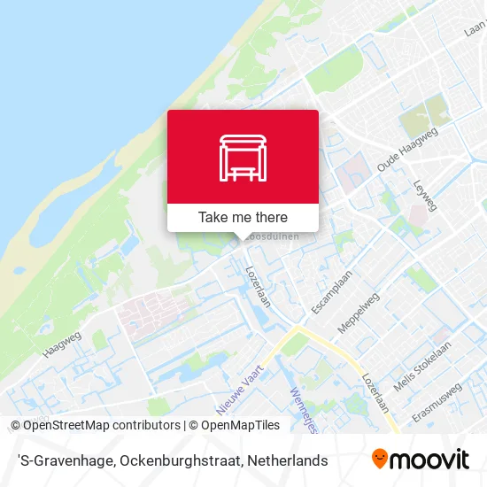 'S-Gravenhage, Ockenburghstraat map