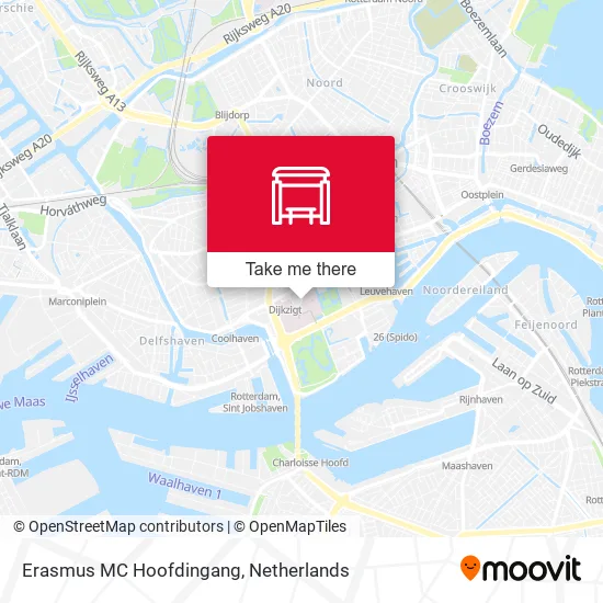Erasmus MC Hoofdingang map