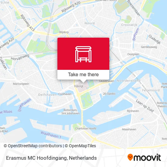 Erasmus MC Hoofdingang map