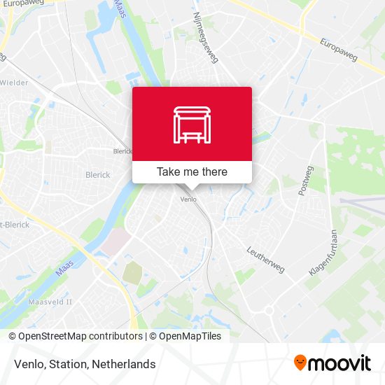 Venlo, Station map