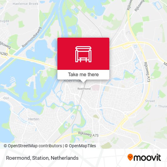 Roermond, Station map