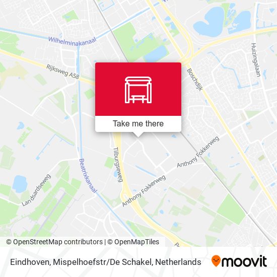 Eindhoven, Mispelhoefstr / De Schakel map