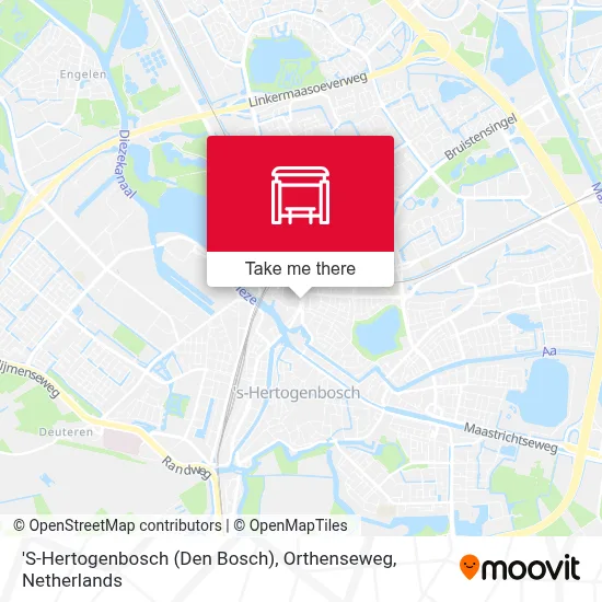 'S-Hertogenbosch (Den Bosch), Orthenseweg map