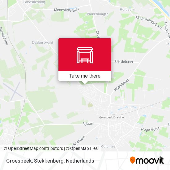 Groesbeek, Stekkenberg map