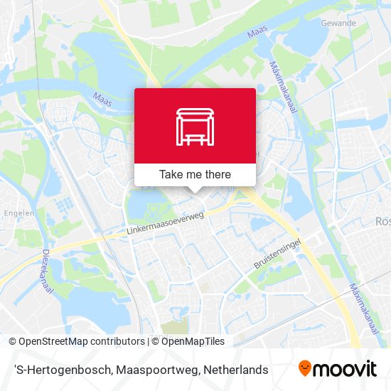 'S-Hertogenbosch, Maaspoortweg map