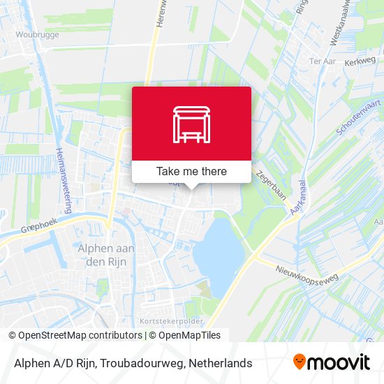 Alphen A/D Rijn, Troubadourweg map