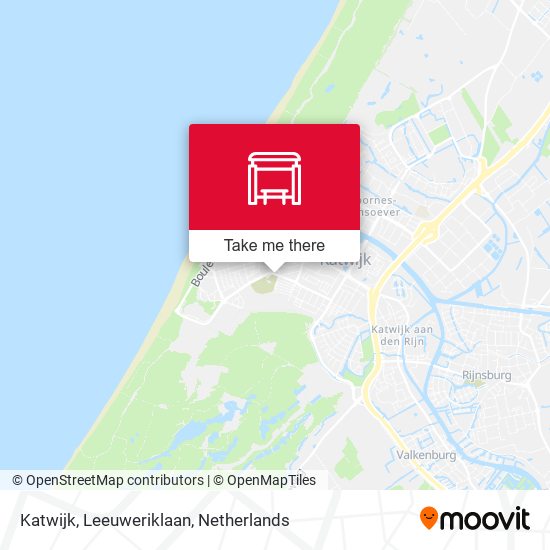 Katwijk, Leeuweriklaan map