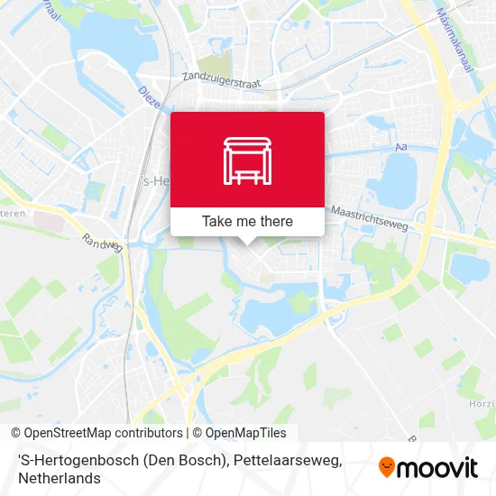 'S-Hertogenbosch (Den Bosch), Pettelaarseweg map