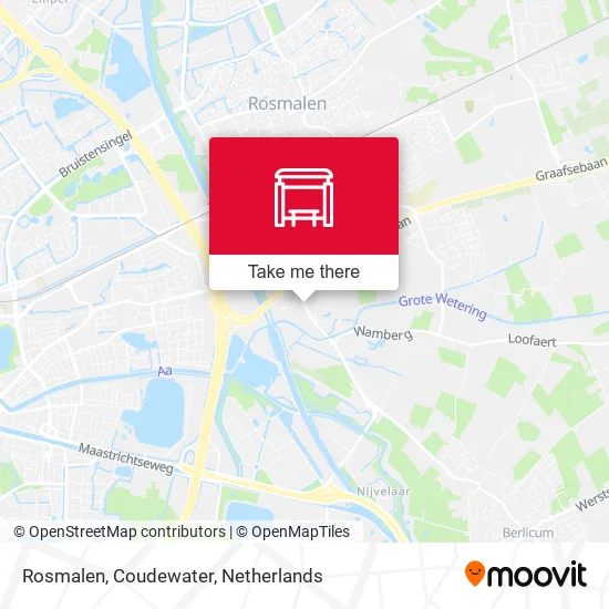 Rosmalen, Coudewater map