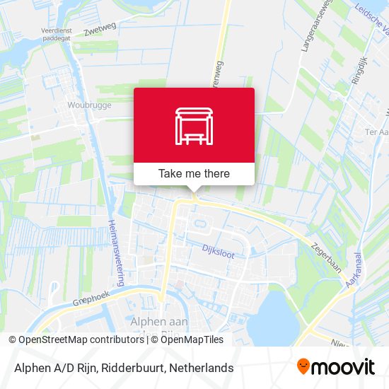 Alphen A/D Rijn, Ridderbuurt map