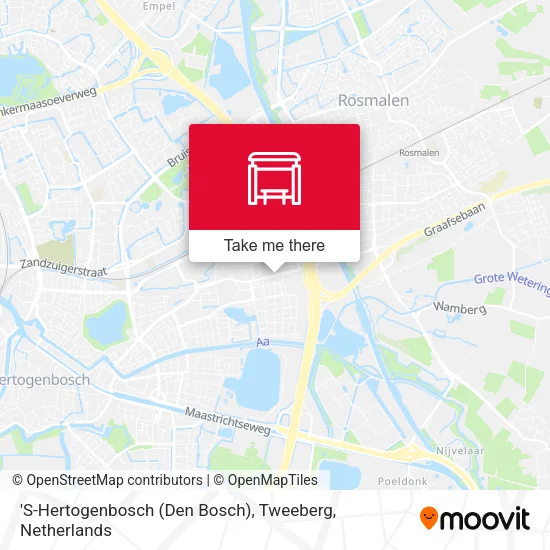 'S-Hertogenbosch (Den Bosch), Tweeberg map